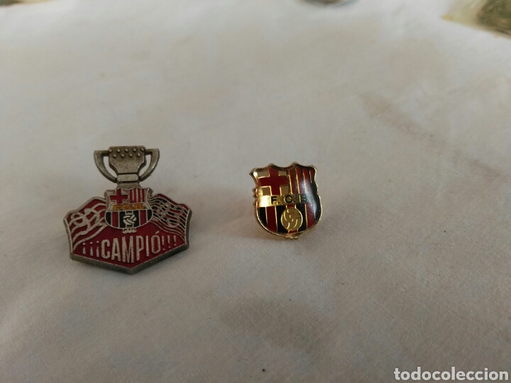 Coleccionismo deportivo: Pin,s bar&ccedil;a campio 92 - 93 copa - Foto 1