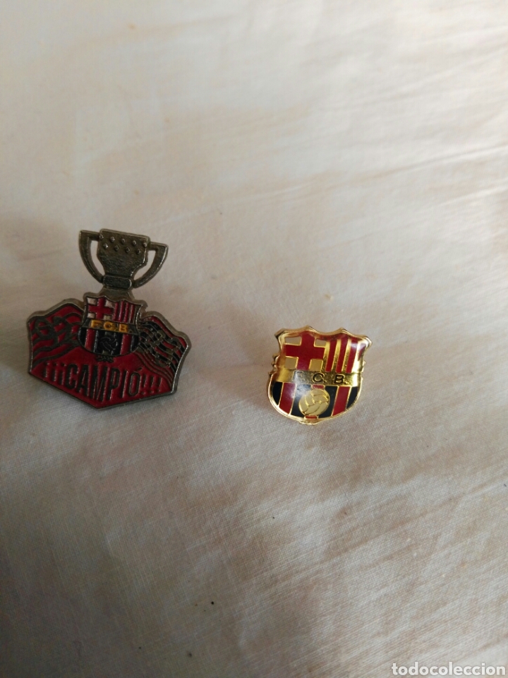 Coleccionismo deportivo: Pin,s bar&ccedil;a campio 92 - 93 copa - Foto 3