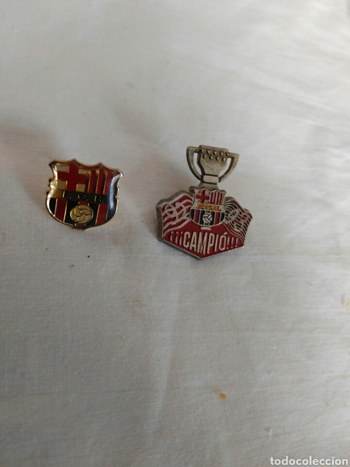 Coleccionismo deportivo: Pin,s bar&ccedil;a campio 92 - 93 copa - Foto 5