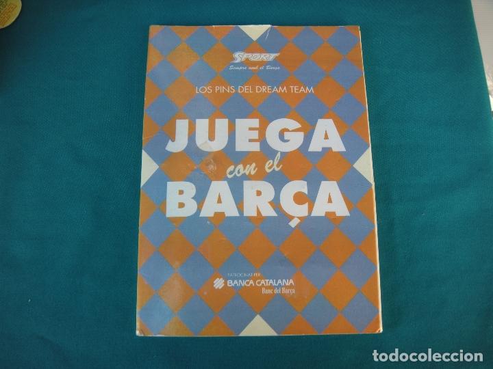 Collezionismo sportivo: JUEGA CON EL BAR&Ccedil;A LOS PINS DEL DREAN TEAM