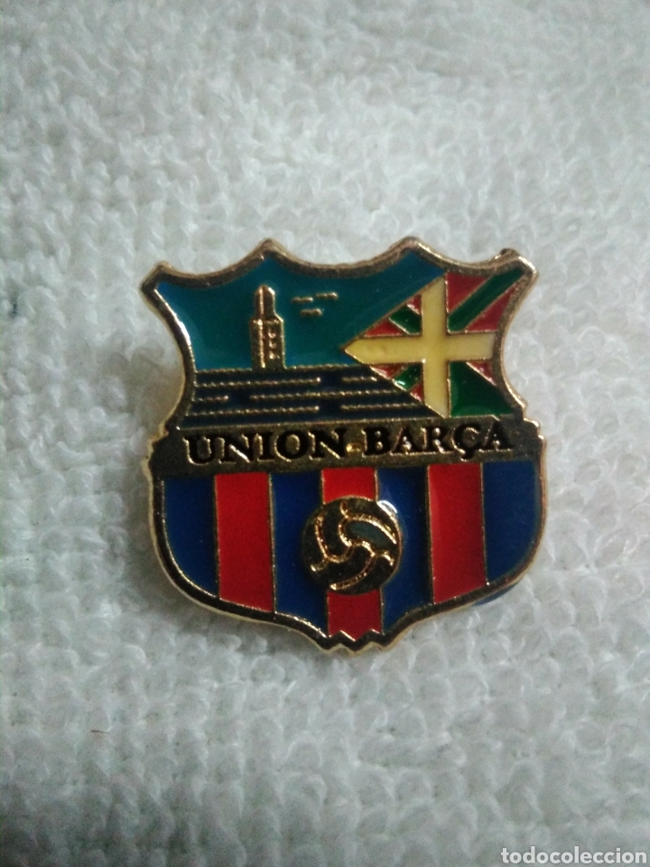 Sammelleidenschaft Sport: Pin Penya F C Barcelona Pe&ntilde;a Barcelonista Pin Union Bar&ccedil;a Euskadi Pais Vasco