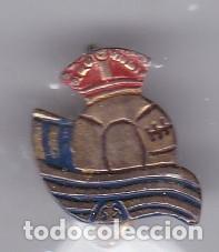 Collectionnisme sportif: ANTIGUO PIN DE AGUJA DEL ESCUDO DE LA REAL SOCIEDAD (FOOTBALL-FUTBOL)