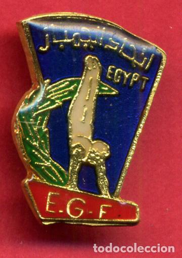 Coleccionismo deportivo: PIN FUTBOL , EGIPTO , AGUJA , ANTIGUO , ORIGINAL , PF4