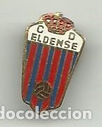 Coleccionismo deportivo: (P-24)INSIGNIA DE SOLAPA C.D.ELDENSE - Foto 1