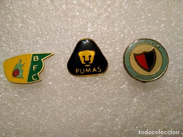 Collectionnisme sportif: Pins F&uacute;tbol MEJICO -COLOMBIA-ARGENTINA