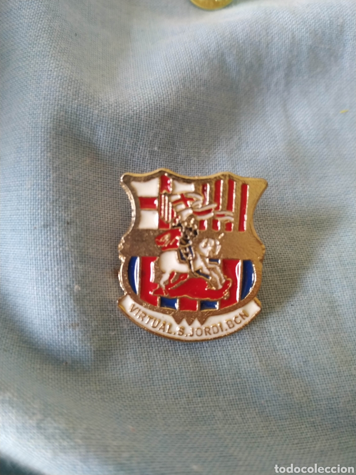Sammelleidenschaft Sport: Pin F C Barcelona Bar&ccedil;a Pe&ntilde;a Penya Barcelonista Sant Jordi virtual