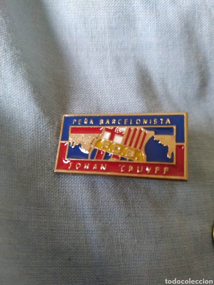 Colecionismo desportivo: Pin F C Barcelona Bar&ccedil;a Joham Cruyff