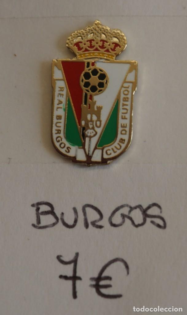 Coleccionismo deportivo: Antiguo Pin del Burgos - Foto 1