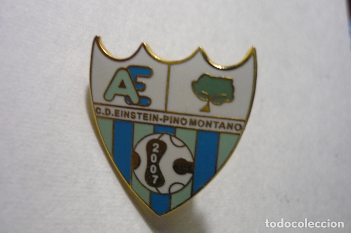 Coleccionismo deportivo: PIN FUTBOL CD EINSTEIN  PINO MONTANO