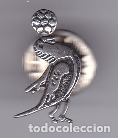 Collectionnisme sportif: PIN DE PLATA DEL REAL CLUB DEPORTIVO ESPA&Ntilde;OL - PERIQUITO (FUTBOL-FOOTBALL)