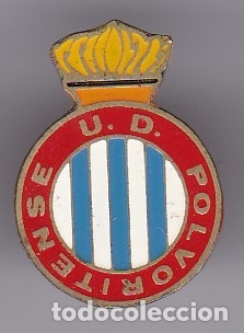 Sammelleidenschaft Sport: PIN DE FUTBOL DEL CLUB DEPORTIVO POLVORITENSE - BARCELONA (FOOTBALL)