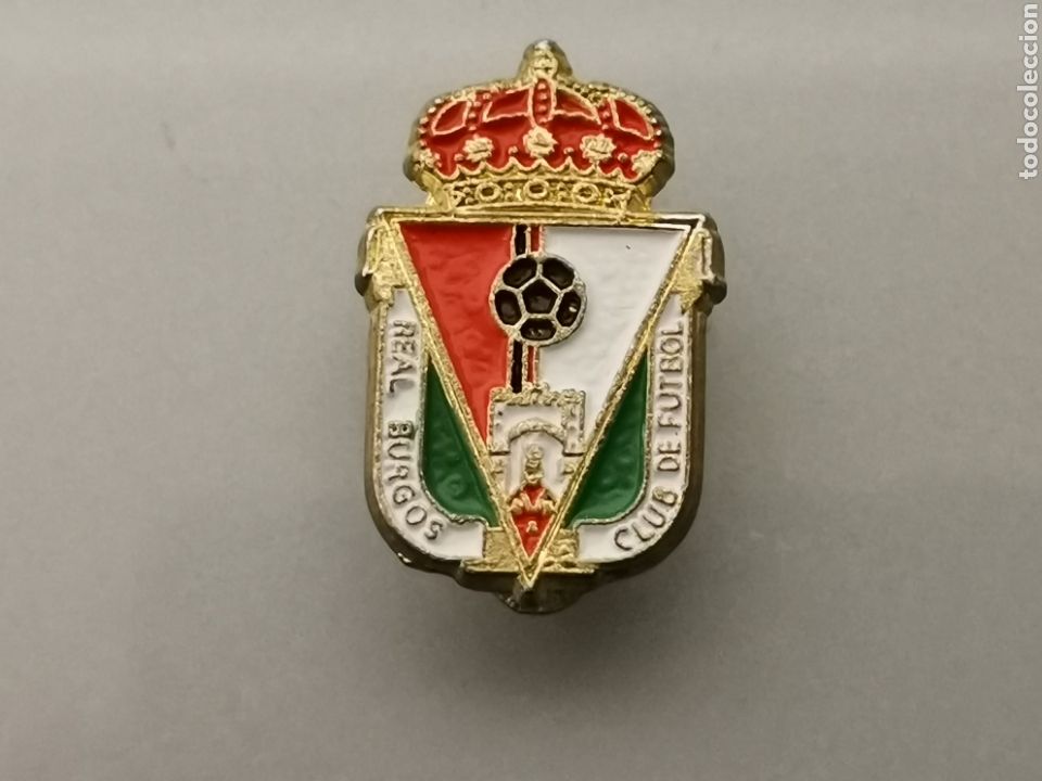 Coleccionismo deportivo: ANTIGUO PIN F&Uacute;TBOL REAL BURGOS OJAL O SOLAPA