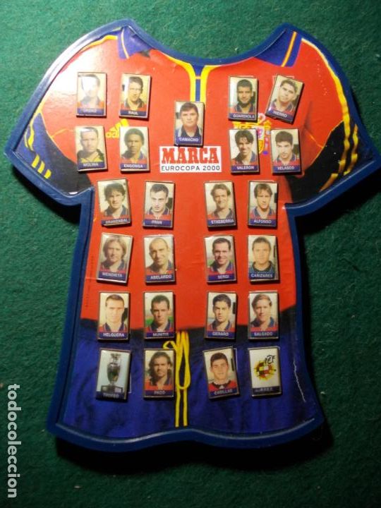 Coleccionismo deportivo: MARCA EUROCOPA 2000 COLECCI&Oacute;N DE PIN COMPLETA - Foto 1
