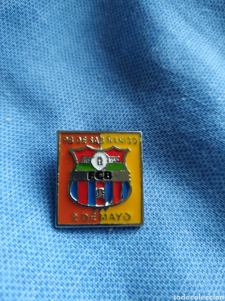 Colecionismo desportivo: Pin Bar&ccedil;a F C Barcelona Pe&ntilde;a Penya barcelonista Sabi&ntilde;anigo 2 Mayo