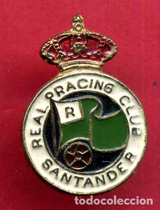 Sammelleidenschaft Sport: PIN INSIGNIA FUTBOL REAL RACING SANTANDER AGUJA ANTIGUO ORIGINAL , PF13