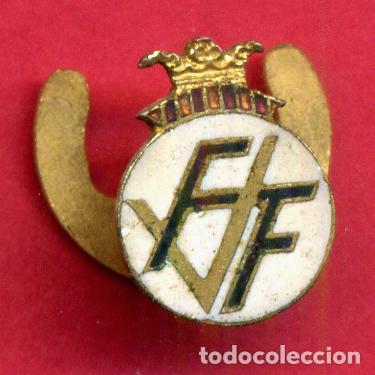 Sammelleidenschaft Sport: PIN INSIGNIA FUTBOL FEDERACION VALENCIANA ESMALTE FUTBOL REVERSO SOLAPA ANTIGUO ORIGINAL , PF13