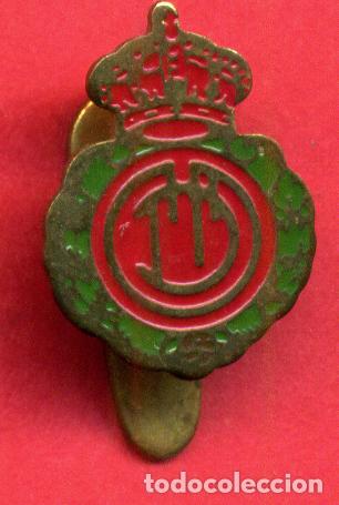 Sammelleidenschaft Sport: PIN INSIGNIA FUTBOL REAL MALLORCA REVERSO SOLAPA ANTIGUO ORIGINAL , PF13