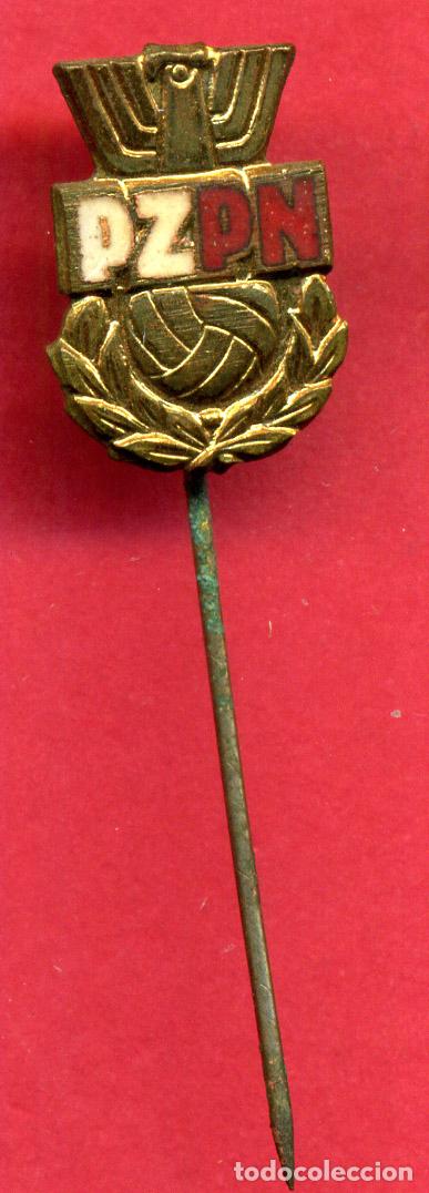 Sammelleidenschaft Sport: PIN INSIGNIA FUTBOL PZPNA SELECCION ASOCIACION POLONIA AGUJA ANTIGUO ORIGINAL , PF16