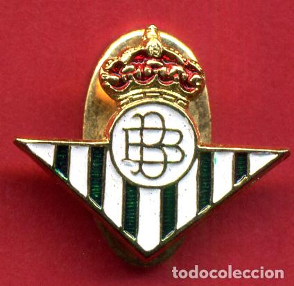 Sammelleidenschaft Sport: PIN INSIGINIA FUTBOL REAL BETIS REVERSO PARA SOLAPA ORIGINAL , PF14