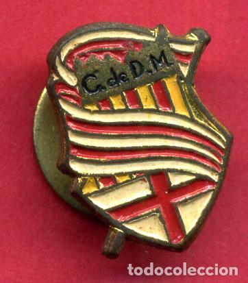 Sammelleidenschaft Sport: PIN INSIGINIA FUTBOL CATALAN C. DE D.M. REVERSO PARA SOLAPA ORIGINAL , PF14