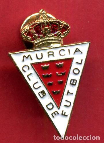 Sammelleidenschaft Sport: PIN INSIGINIA FUTBOL REAL MURCIA ANTIGUO REVERSO PARA SOLAPA ORIGINAL , PF14