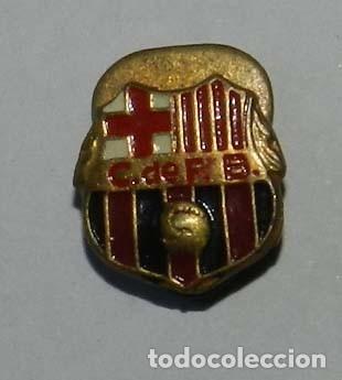 Collectionnisme sportif: INSIGNIA DE SOLAPA ESMALTADA DEL FUTBOL CLUB BARCELONA, MIDE 1,3 CMS.