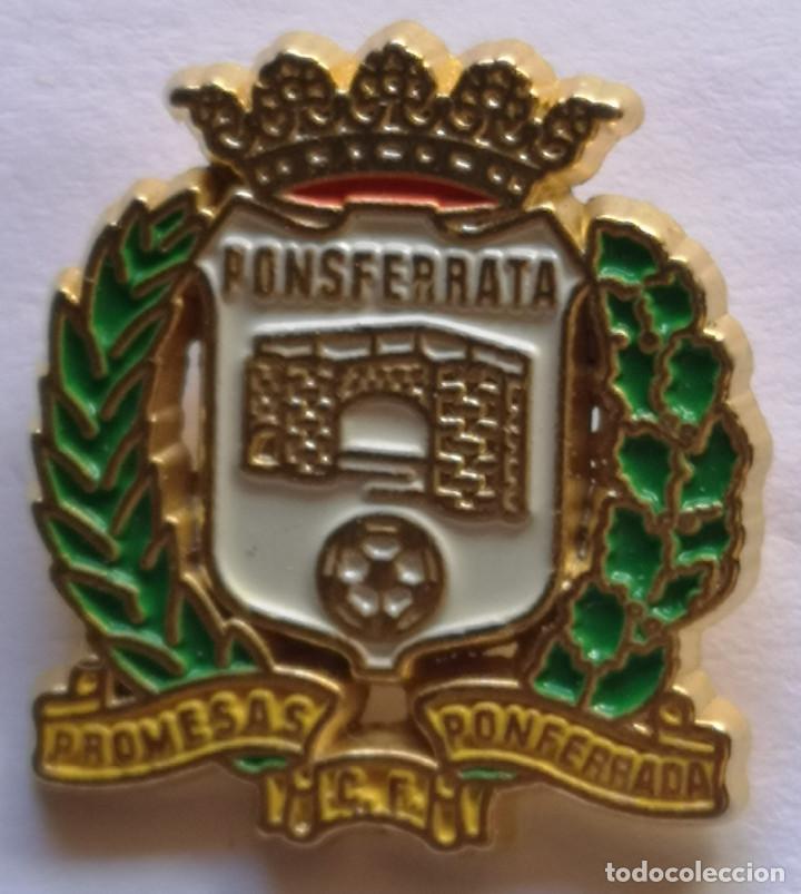 Sammelleidenschaft Sport: PIN FUTBOL - LEON - PONFERRADA - PONSFERRATA PROMESAS CF