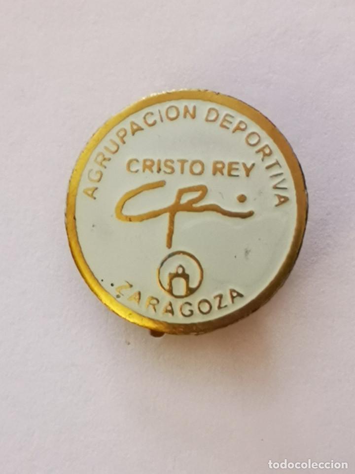 Collezionismo sportivo: PIN FUTBOL - ZARAGOZA - AD CRISTO REY