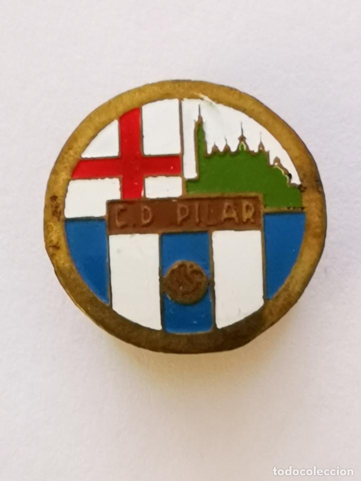 Collezionismo sportivo: PIN FUTBOL - ZARAGOZA - CD PILAR - Solapa