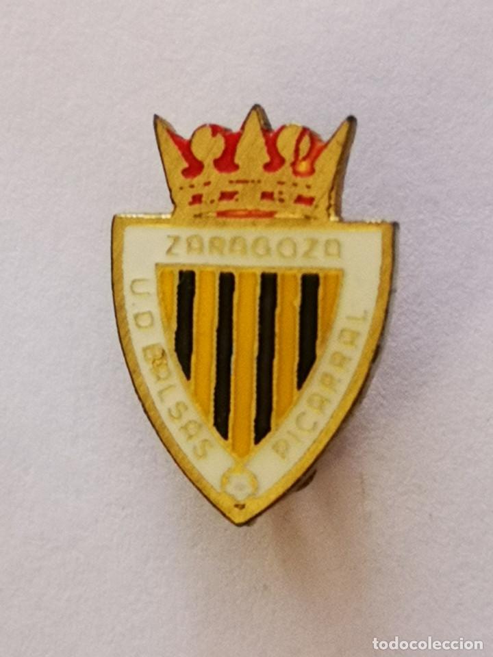 Collezionismo sportivo: PIN FUTBOL - ZARAGOZA - UD BALSAS PICARRAL - Aguja