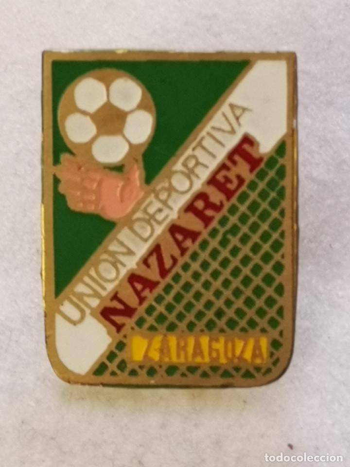 Sammelleidenschaft Sport: PIN FUTBOL - ZARAGOZA - UD NAZARET - Aguja