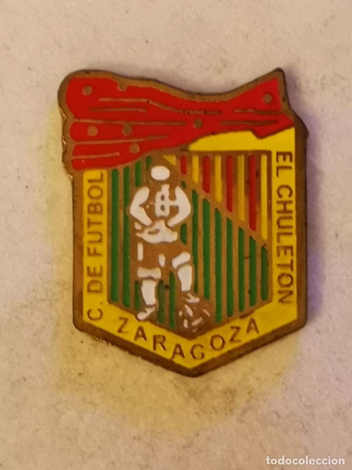Sammelleidenschaft Sport: PIN FUTBOL - ZARAGOZA - CF EL CHULETON