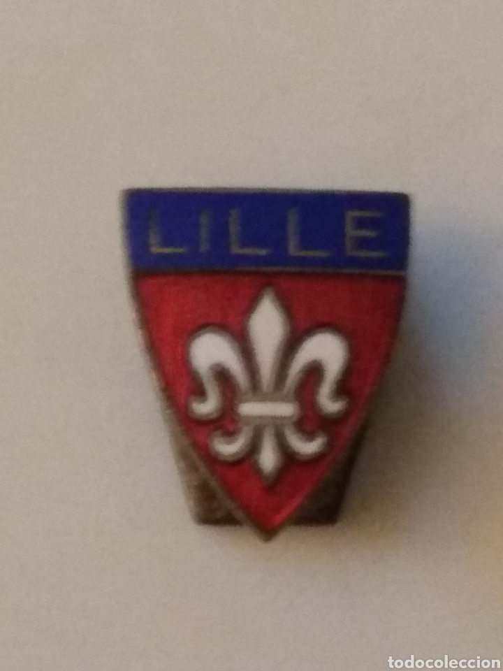 Sammelleidenschaft Sport: PIN OJAL, LILLE, FRANCIA,ESCUDO ANTIGUO