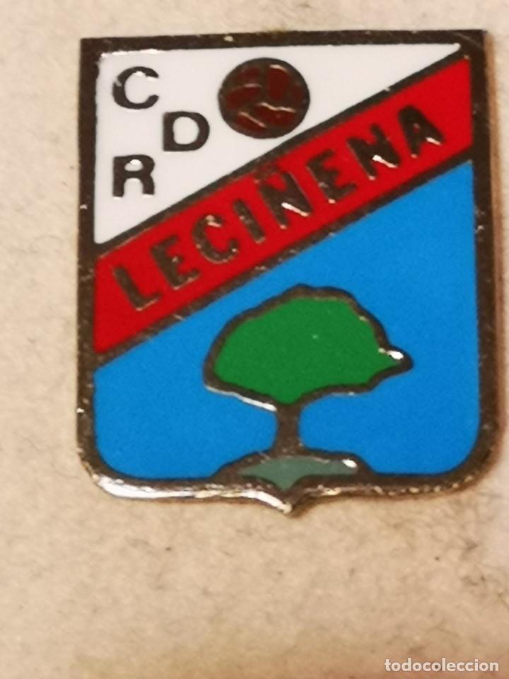 Colecionismo desportivo: PIN FUTBOL - ZARAGOZA - LECI&Ntilde;ENA - CDR LECI&Ntilde;ENA