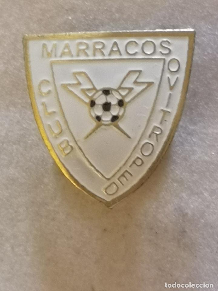 Coleccionismo deportivo: PIN FUTBOL - ZARAGOZA - MARRACOS - MARRACOS CD - Solapa