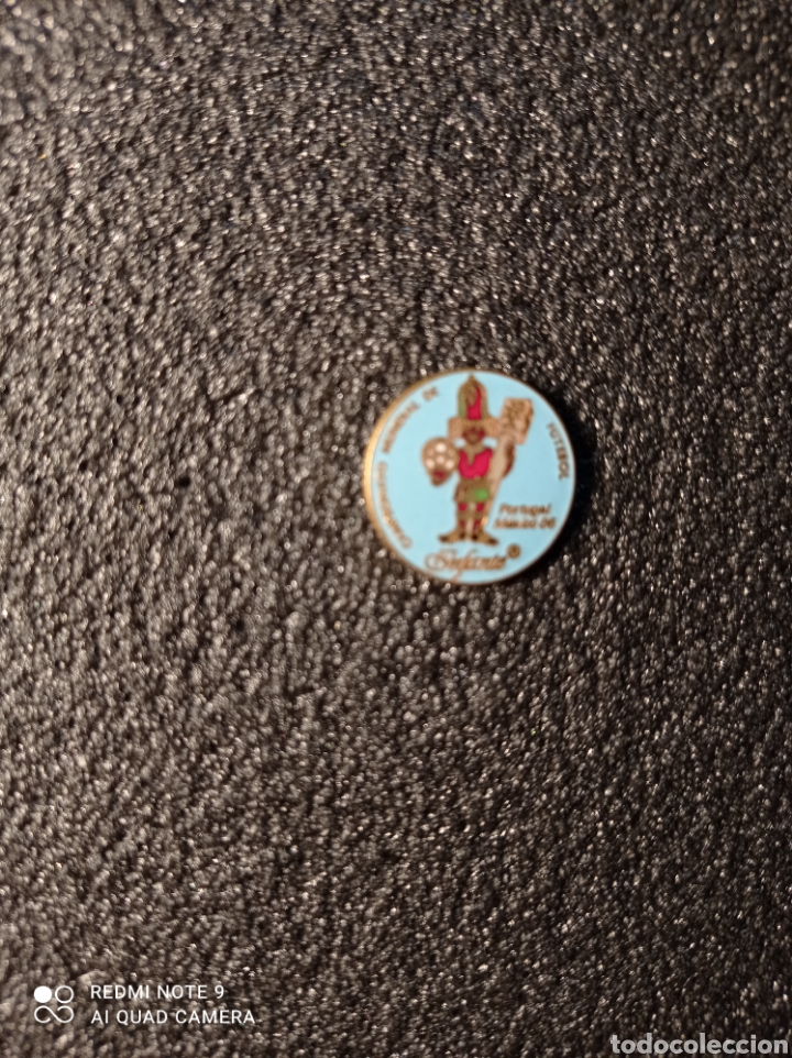 Sports collectibles: Pin CAMPEONATOMUNDIAL DE FUTBOL M&Eacute;JICO 86 Portugal