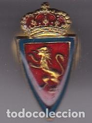 Coleccionismo deportivo: ANTIGUA INSIGNIA DE OJAL DEL CLUB DE FUTBOL REAL ZARAGOZA (FOOTBALL)