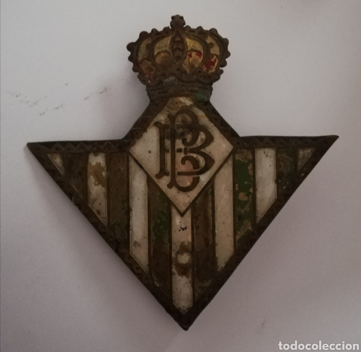 Sammelleidenschaft Sport: Escudo Betis 1941 (10 cm x 10 cm) de metal