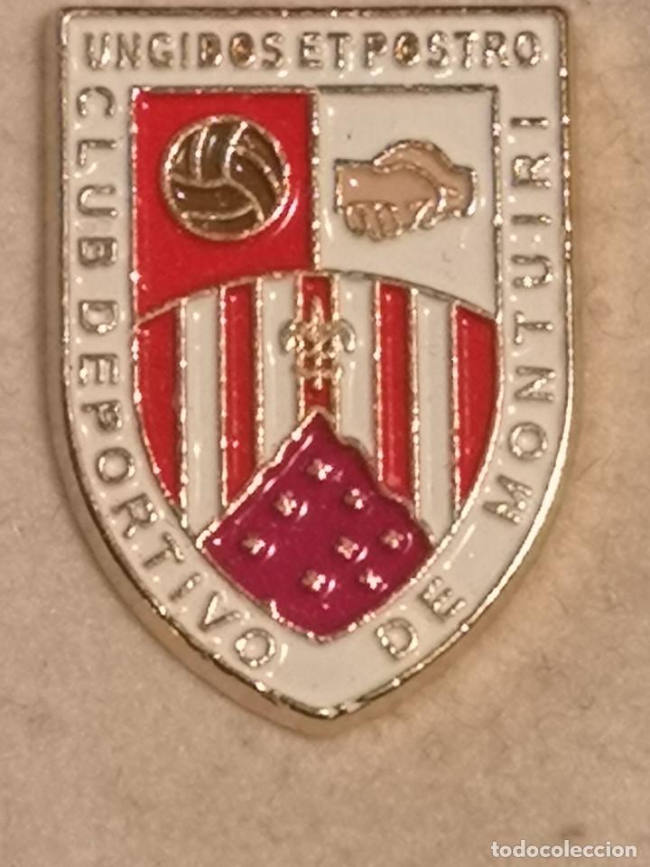 Sports collectibles: PIN FUTBOL - MALLORCA - MONTUIRI - CD MONTUIRI