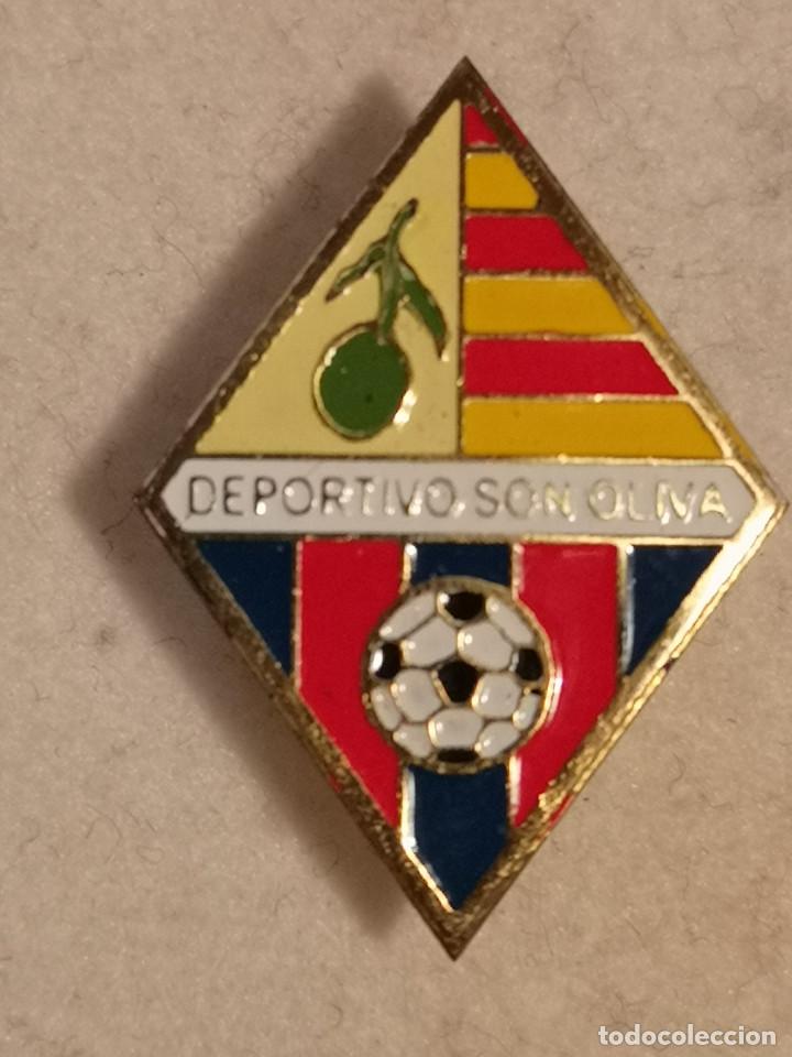 Colecionismo desportivo: PIN FUTBOL - MALLORCA - PALMA - DEPORTIVO SON OLIVA - Solapa