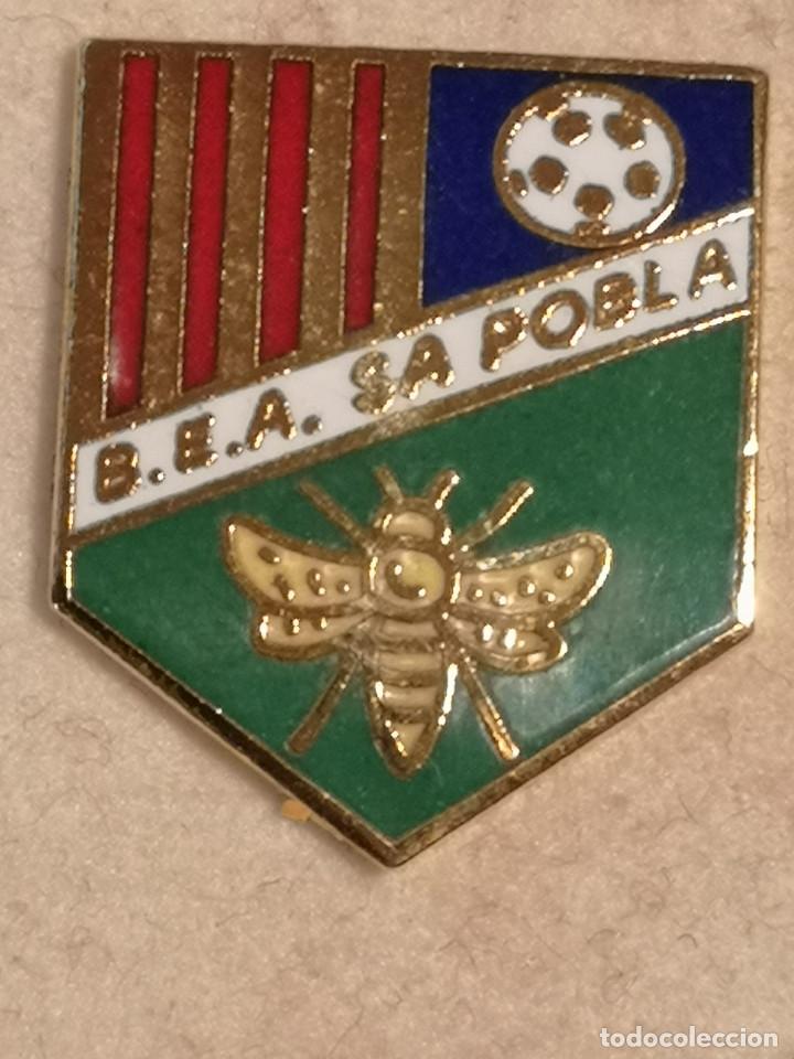 Sammelleidenschaft Sport: PIN FUTBOL - MALLORCA - SA POBLA - BEA SA POBLA