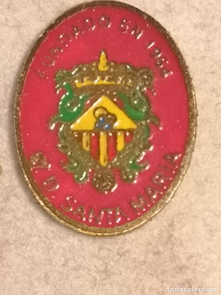 Colecionismo desportivo: PIN FUTBOL - MALLORCA - SANTA MARIA DEL CAM&Iacute; - CD SANTA MARIA