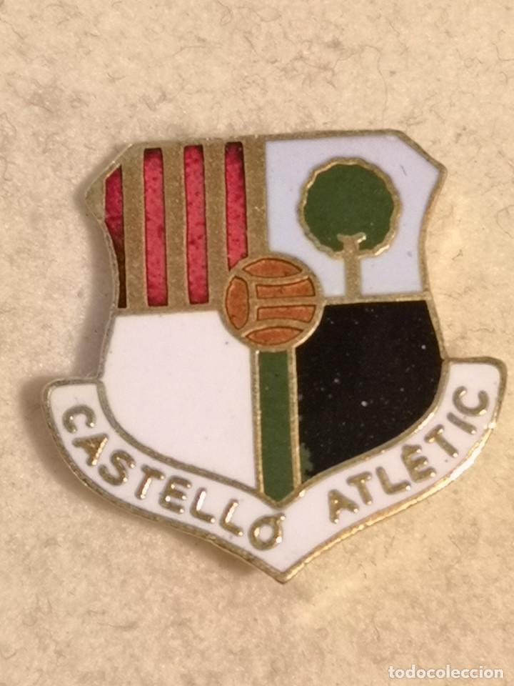 Coleccionismo deportivo: PIN FUTBOL - CASTELL&Oacute; (CASTELLON) - CASTELLO DE LA PLANA - CASTELL&Oacute; ATLETIC