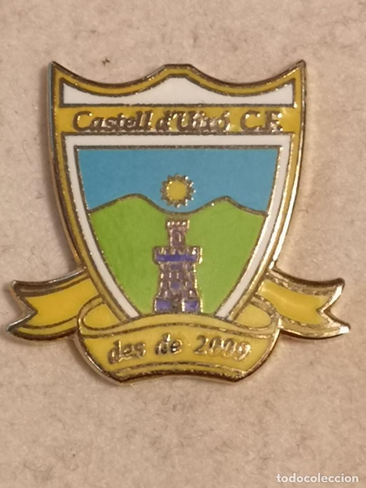 Coleccionismo deportivo: PIN FUTBOL - CASTELL&Oacute; (CASTELLON) - LA VALL D'UIXO - CASTELL D'UIXO CF