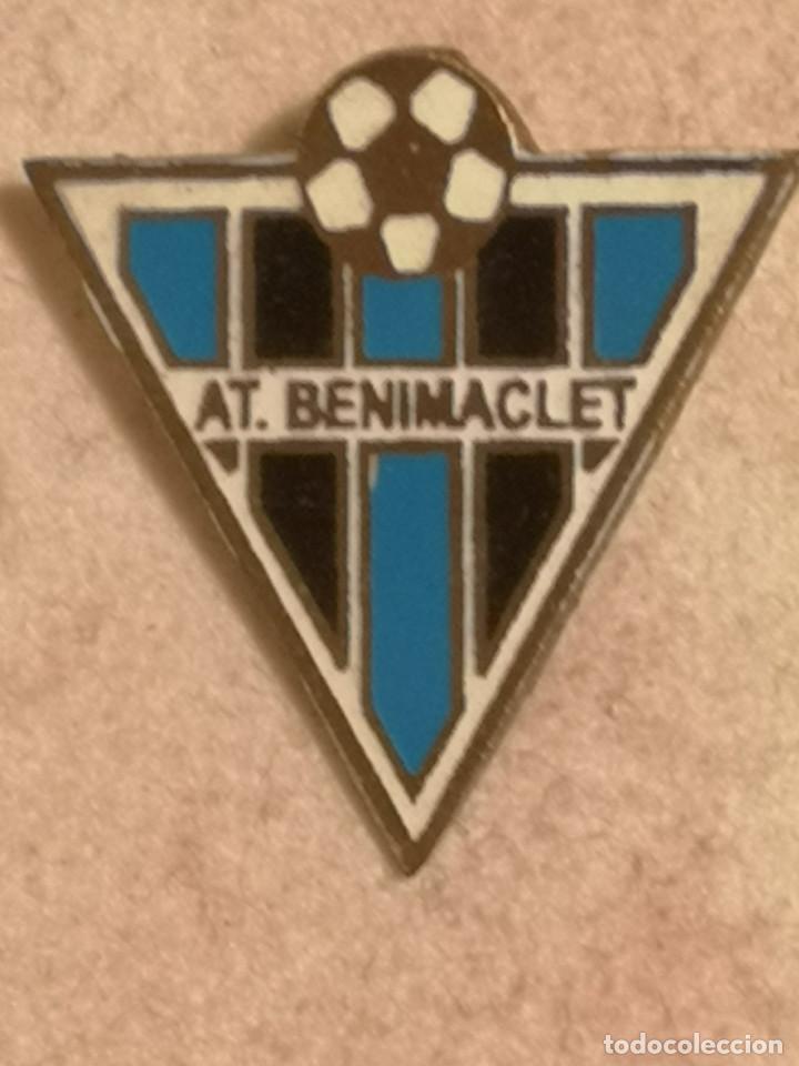 Coleccionismo deportivo: PIN FUTBOL - VALENCIA - BENIMACLET - AT. BENIMACLET - Aguja