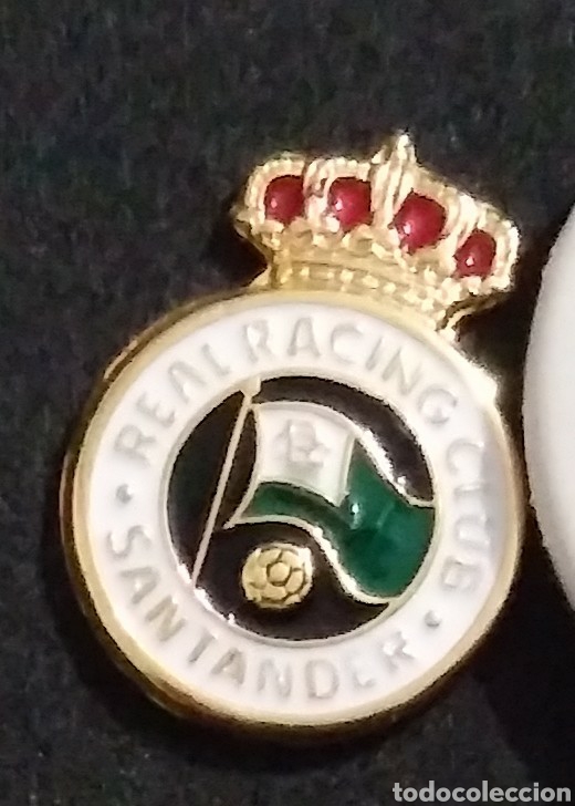 Coleccionismo deportivo: Pin del real Racing de Santander