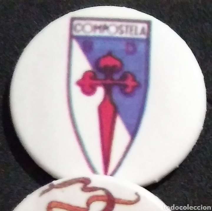 Collezionismo sportivo: Pin de la sociedad deportiva Compostela