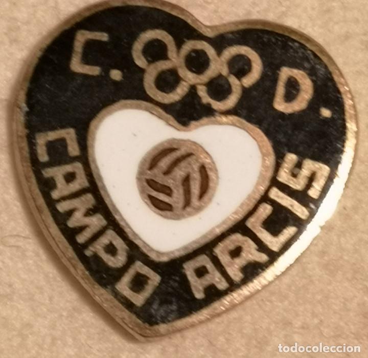 Sports collectibles: PIN FUTBOL - VALENCIA - REQUENA - CD CAMPO ARCIS