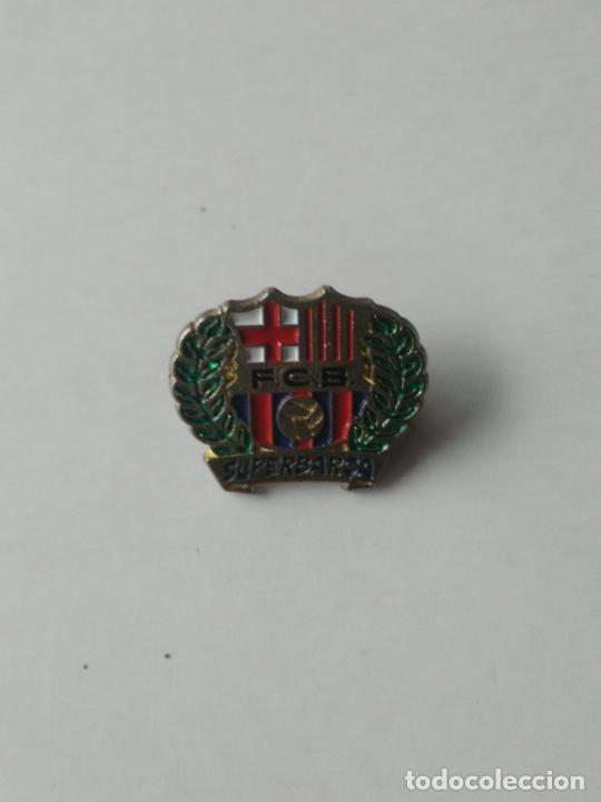 Collezionismo sportivo: PIN LIGA DE F&Uacute;TBOL ESCUDO BARCELONA BAR&Ccedil;A SUPERBAR&Ccedil;A