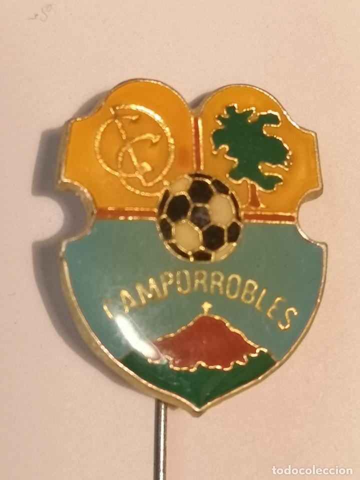 Sammelleidenschaft Sport: PIN FUTBOL - VALENCIA - CAMPORROBLES - CD CAMPORROBLES - Alfiler